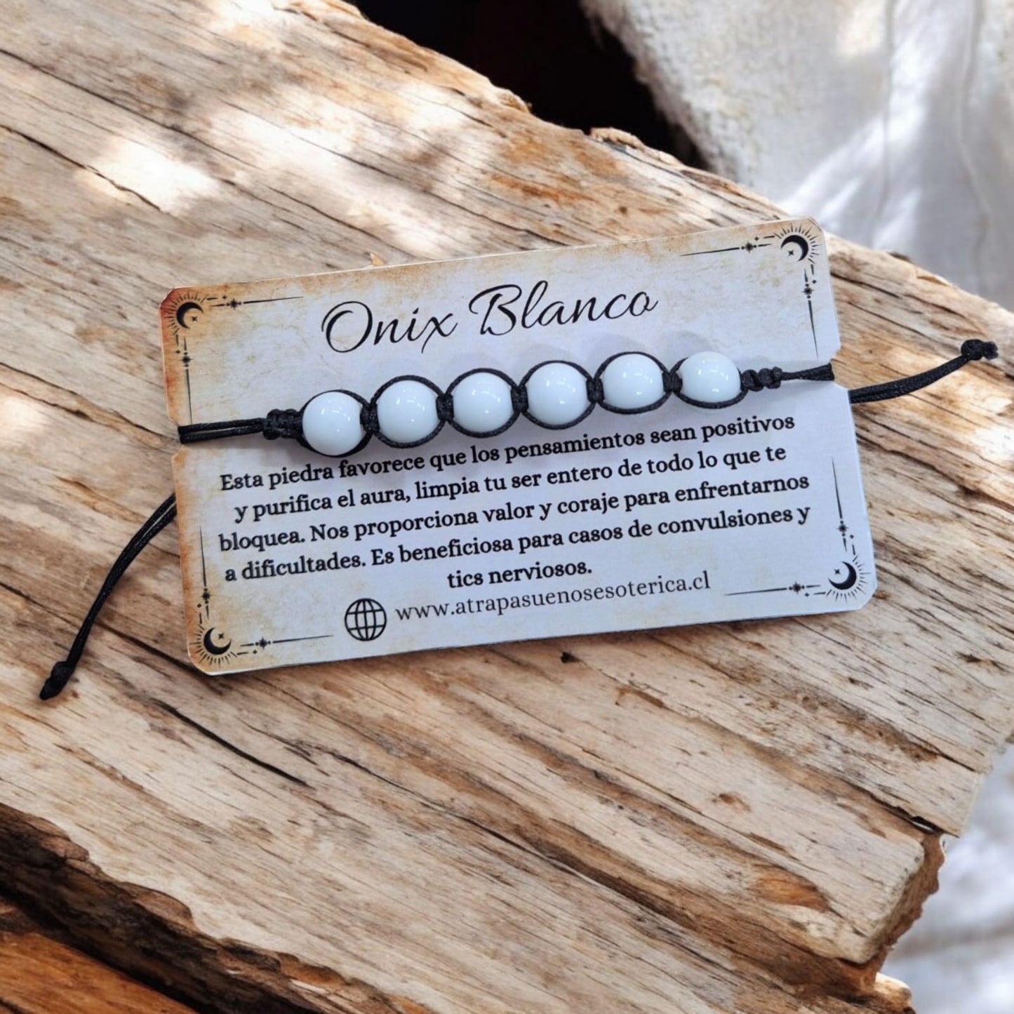 PULSERA ONIX BLANCO