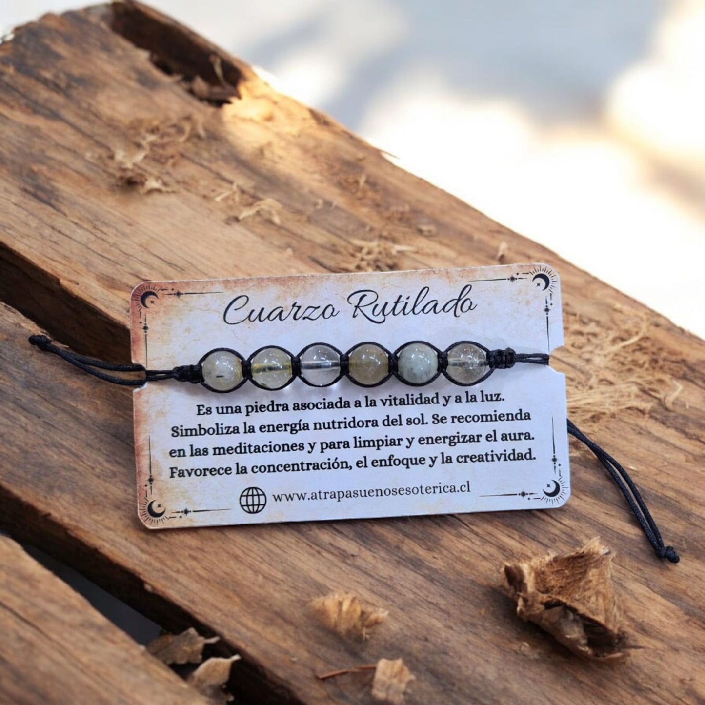 PULSERA CUARZO RUTILO