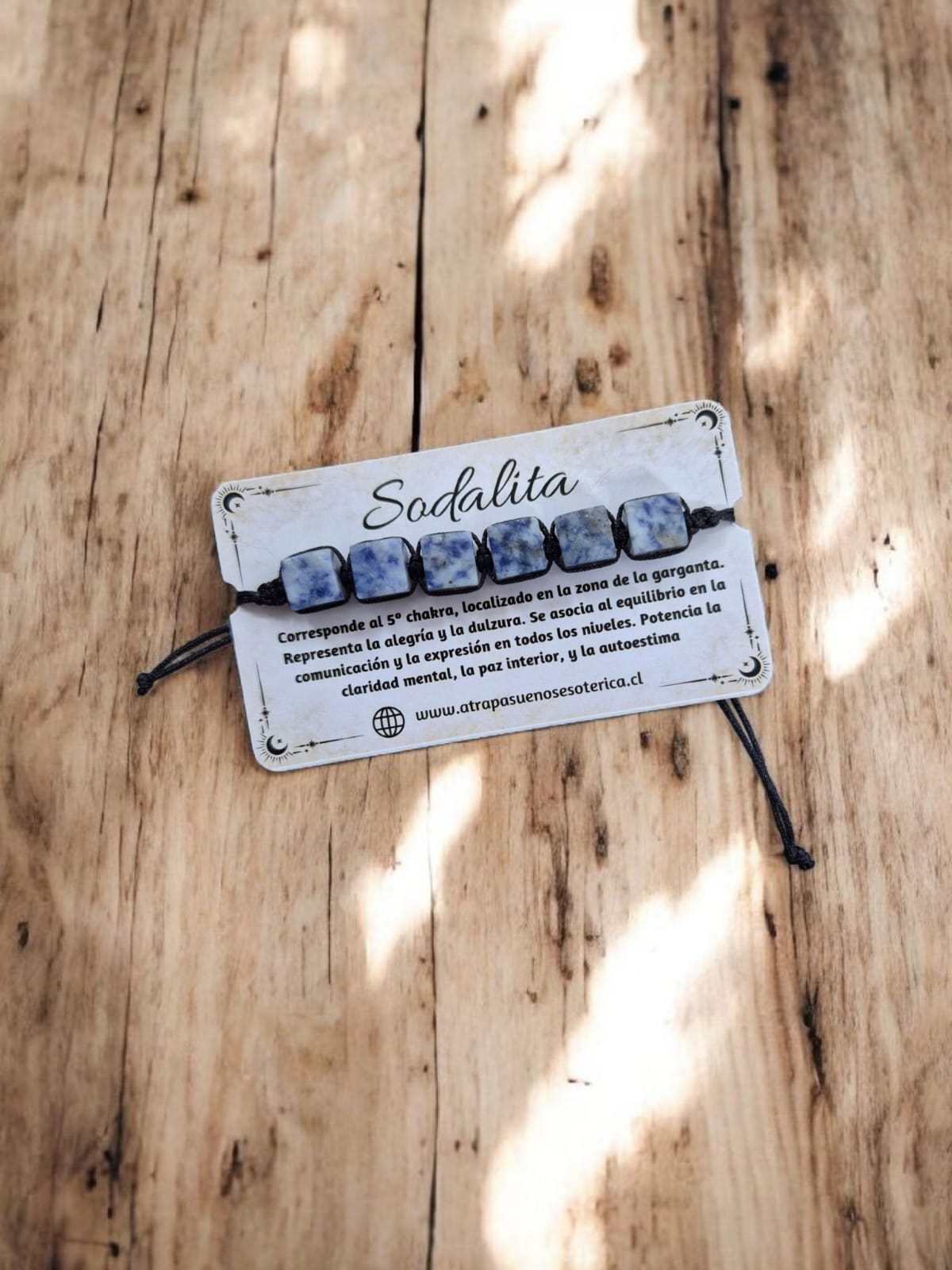 PULSERA SODALITA CUBO