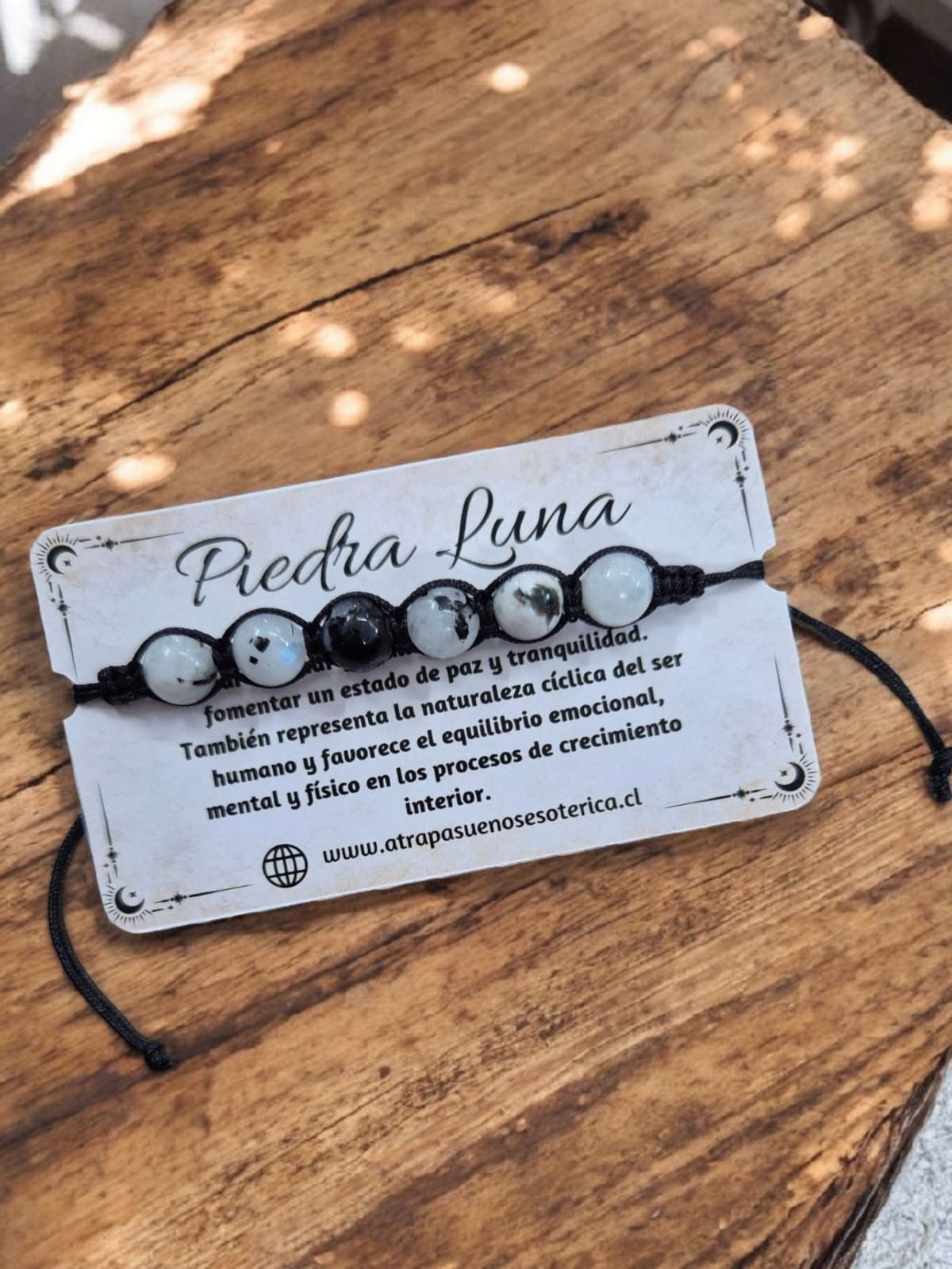 PULSERA PIEDRA LUNA