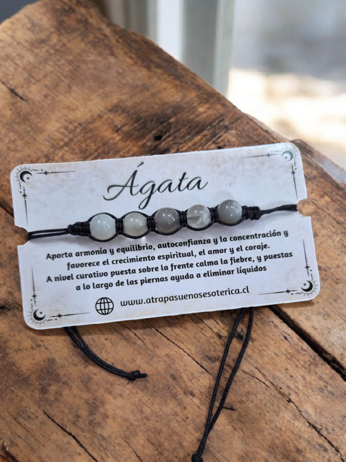 PULSERA AGATA NATURAL