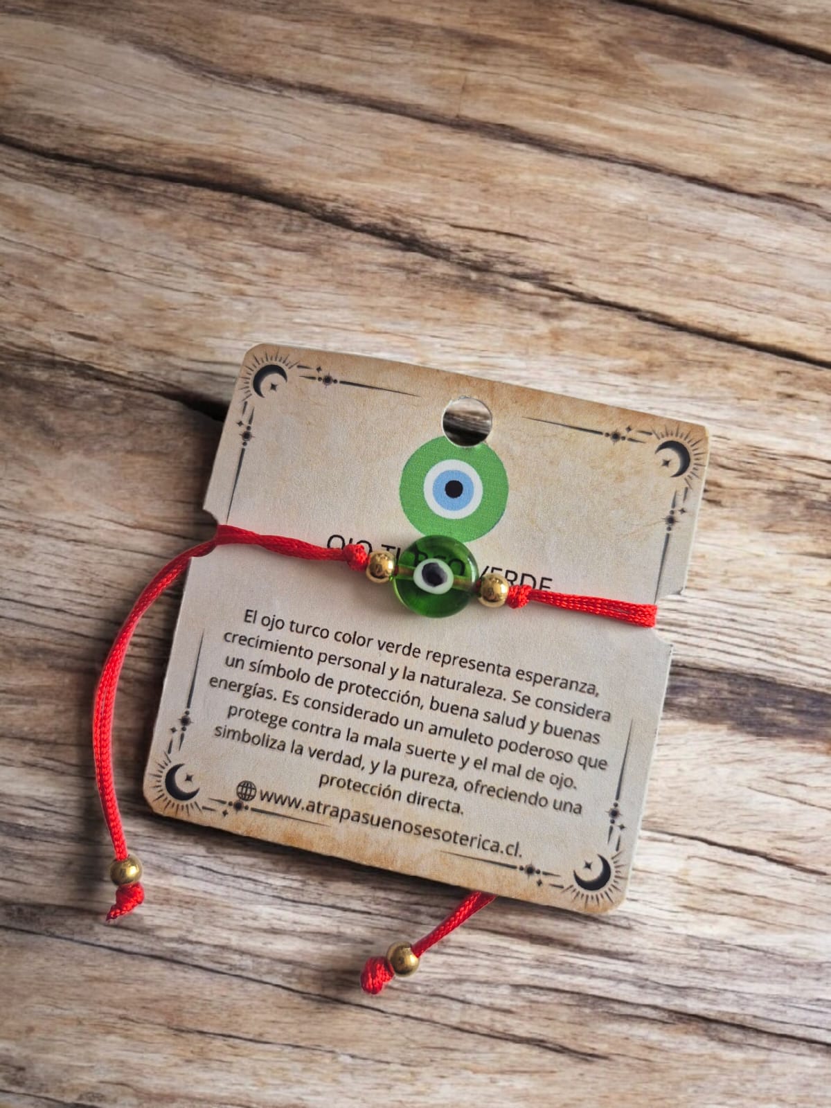 PULSERA ROJA OJO TURCO COLORES