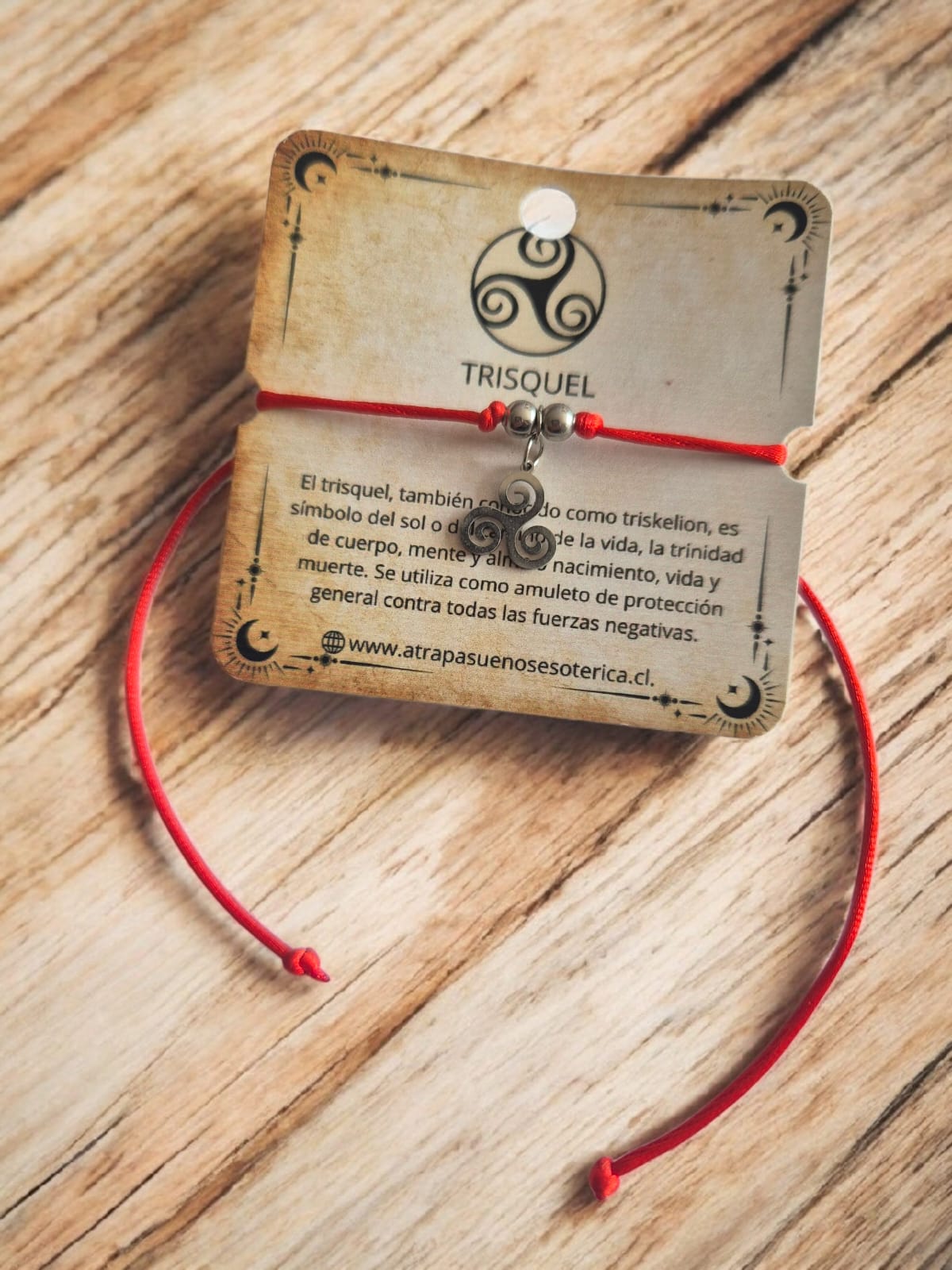 PULSERA ROJA TRSIQUEL ACERO