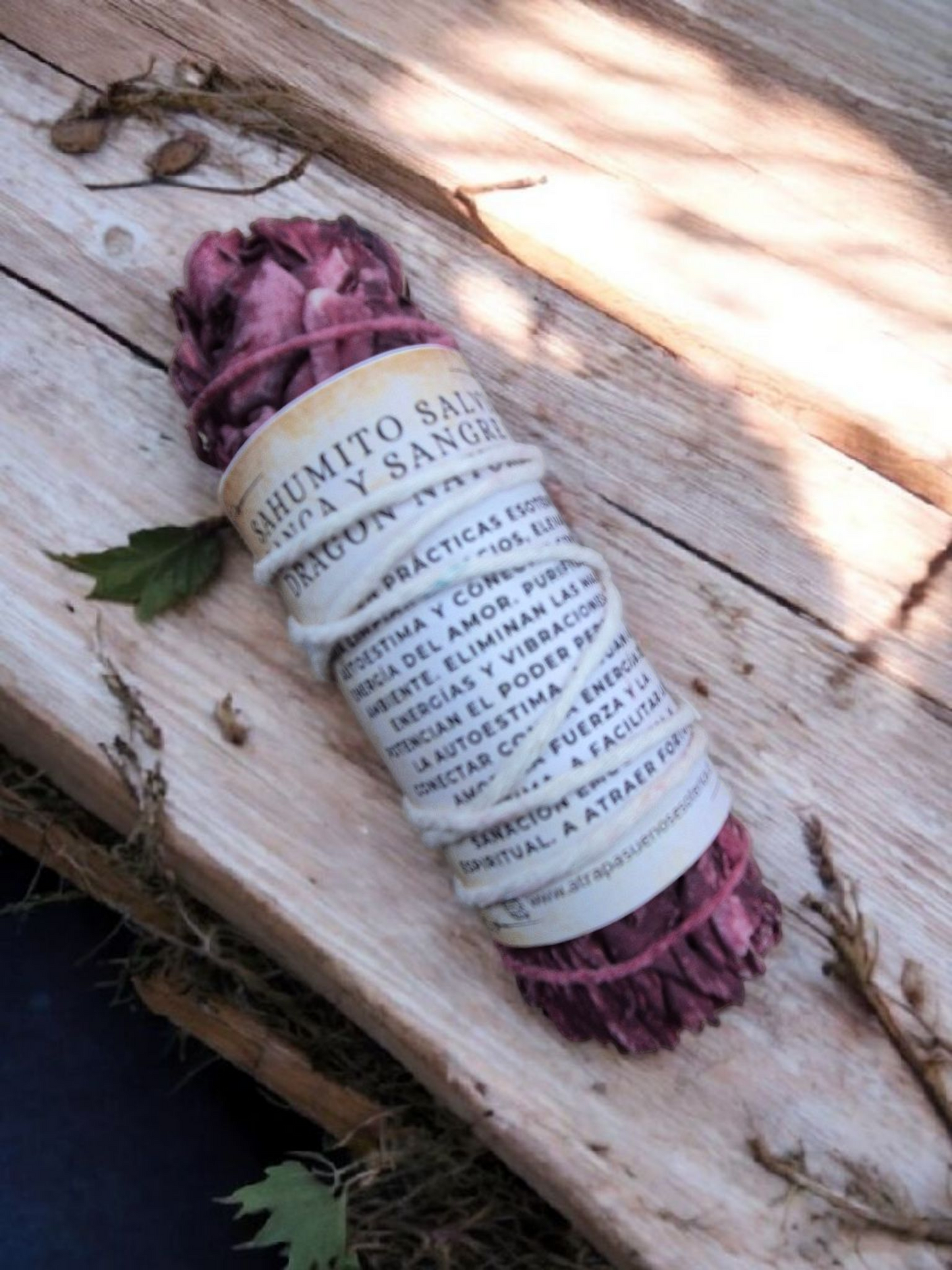 ATADITO SALVIA BLANCA Y SANGRE DE DRAGON