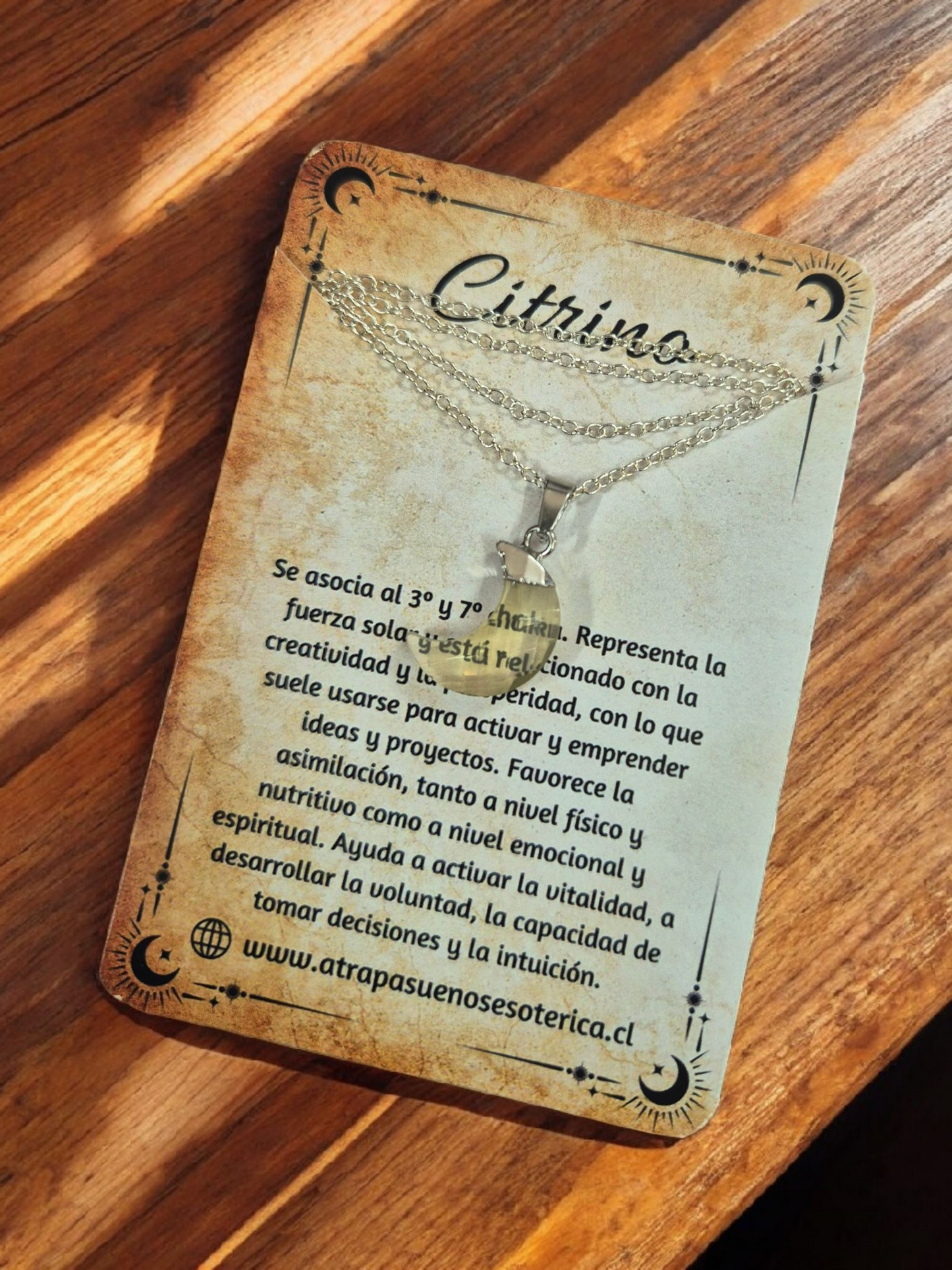COLGANTE DE LUNA MICROFASETADO