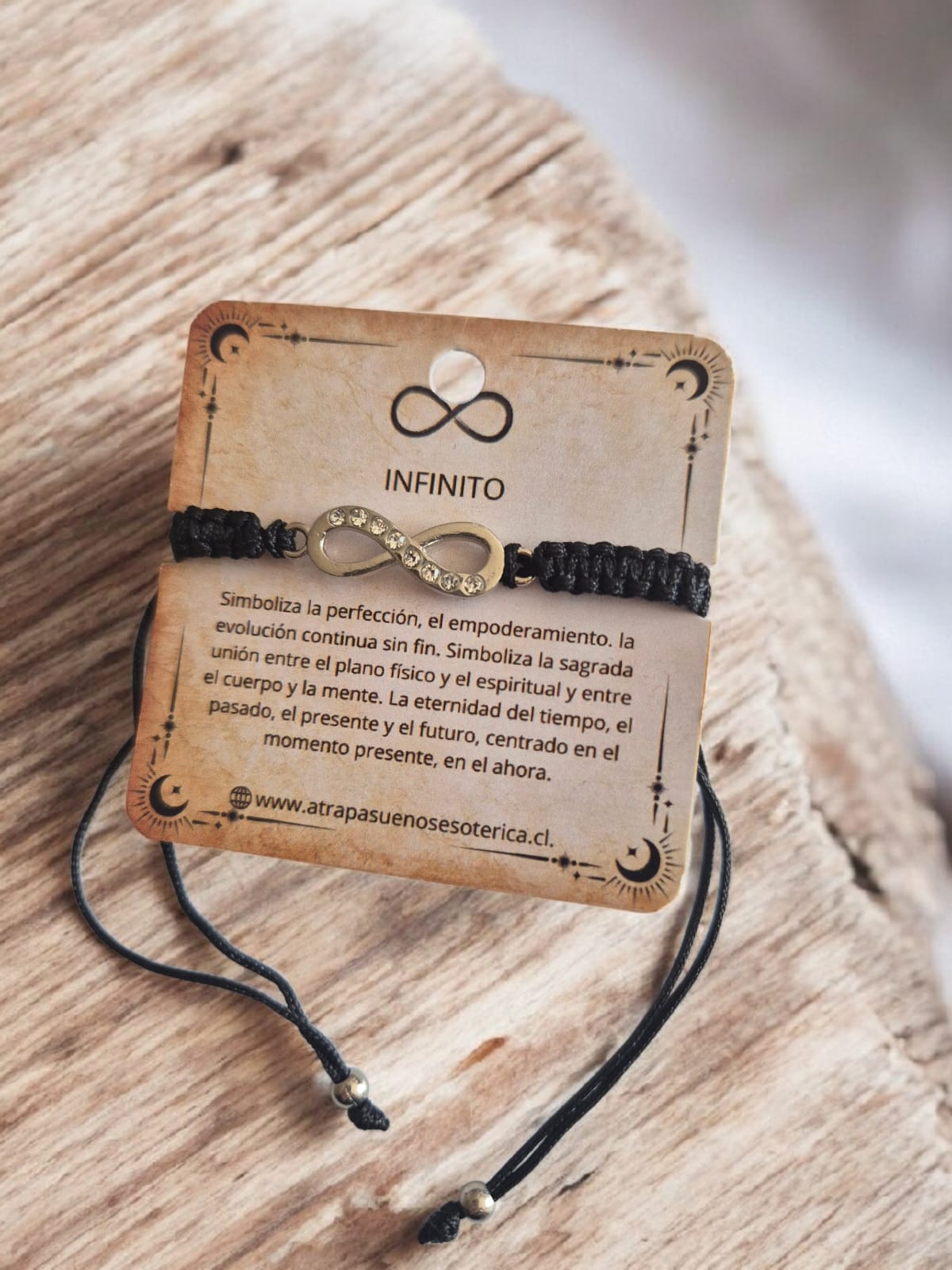 PULSERA NEGRA INFINITO - FANTASIA