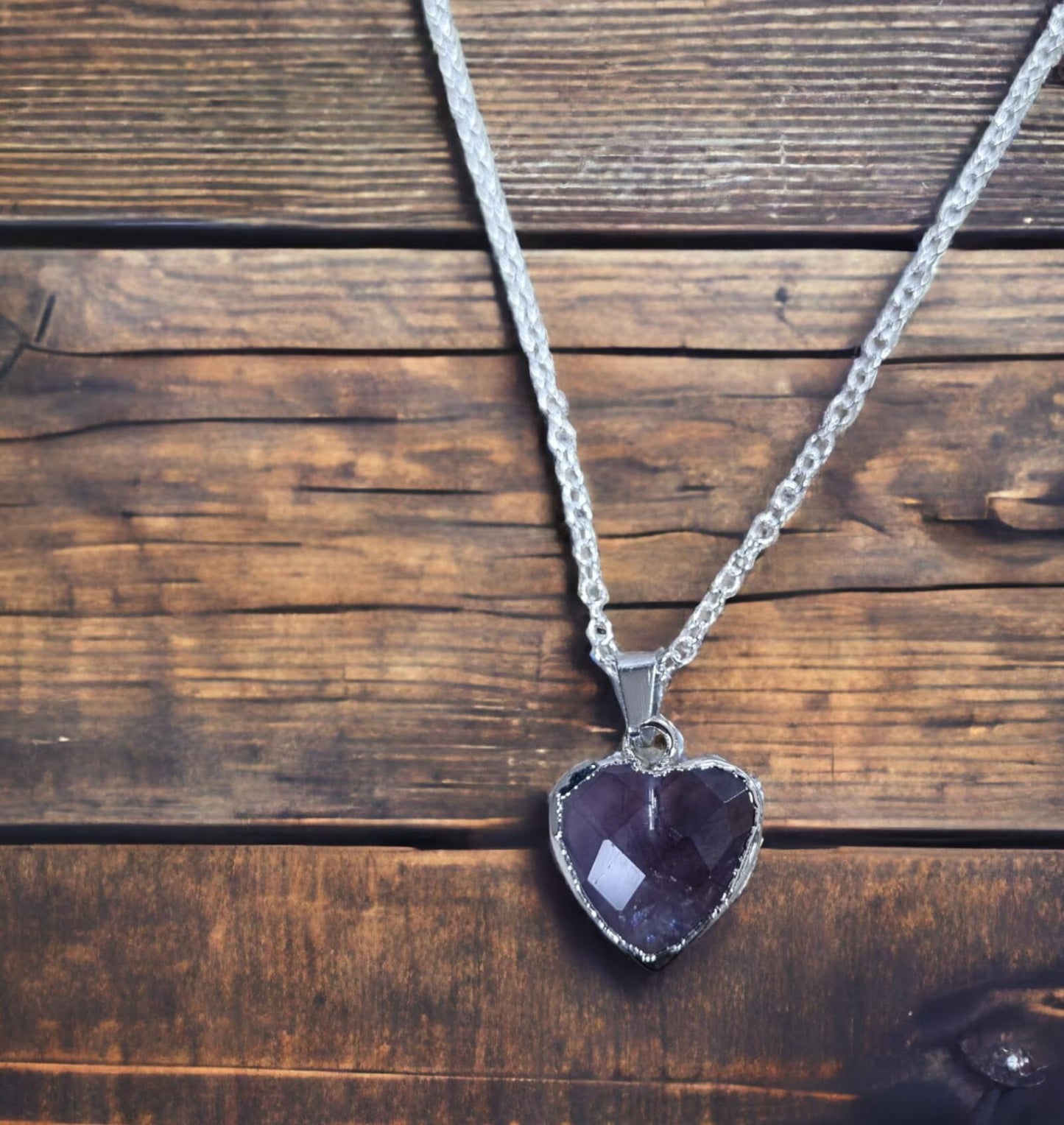 COLGANTES CORAZON MICROFASETADO