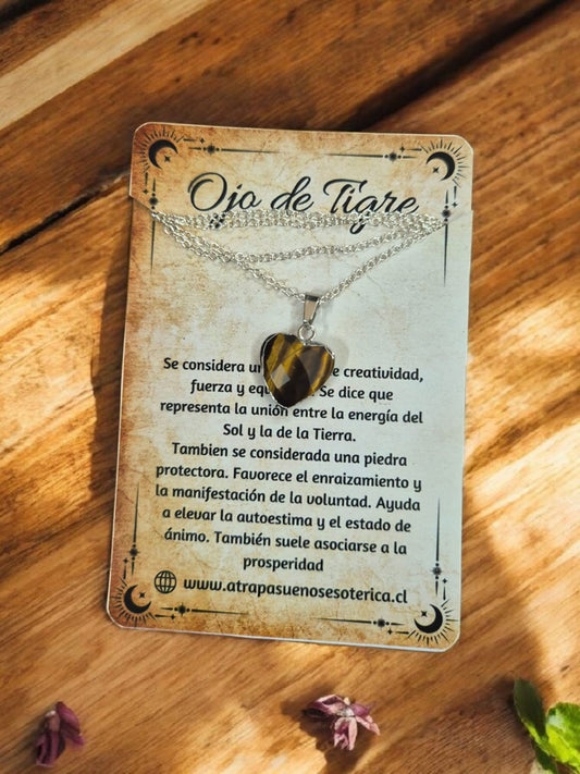 COLGANTES CORAZON MICROFASETADO