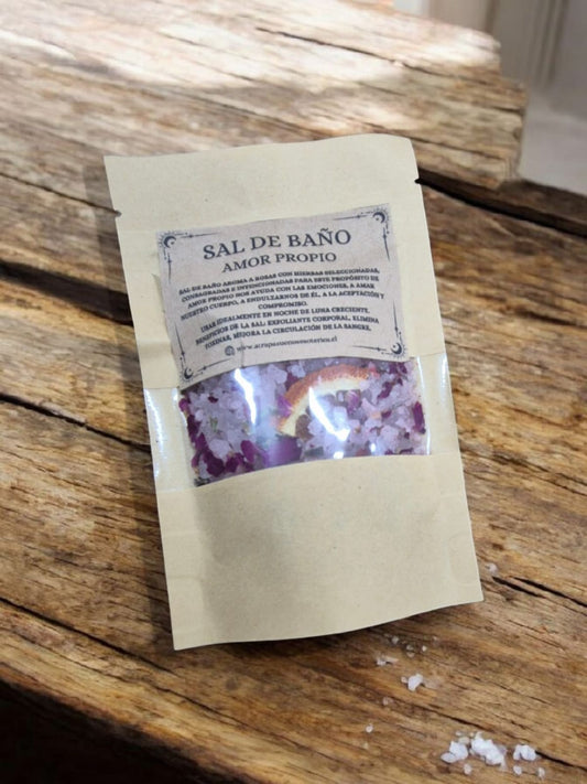 Sal de baño amor propio