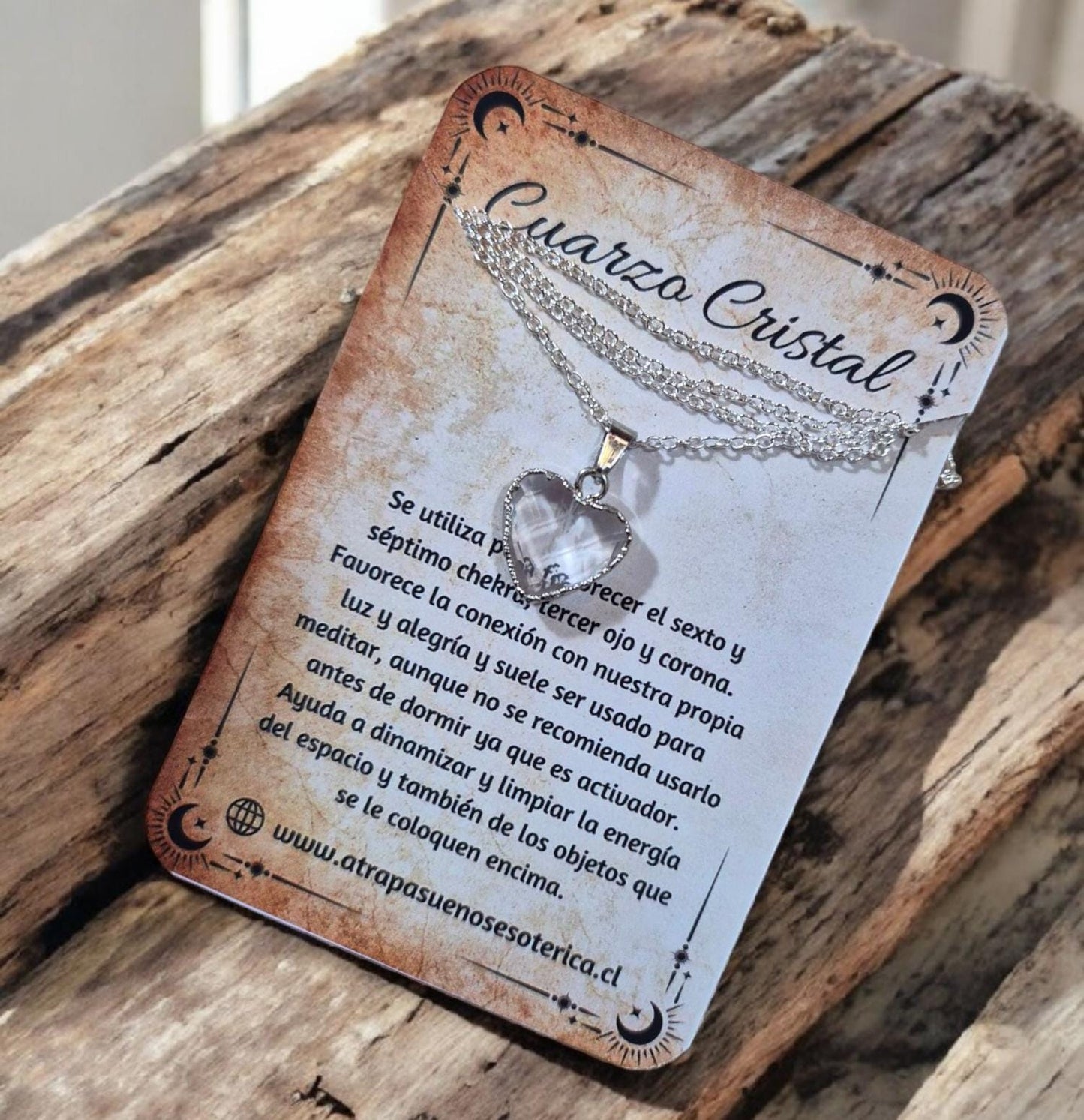 COLGANTES CORAZON MICROFASETADO