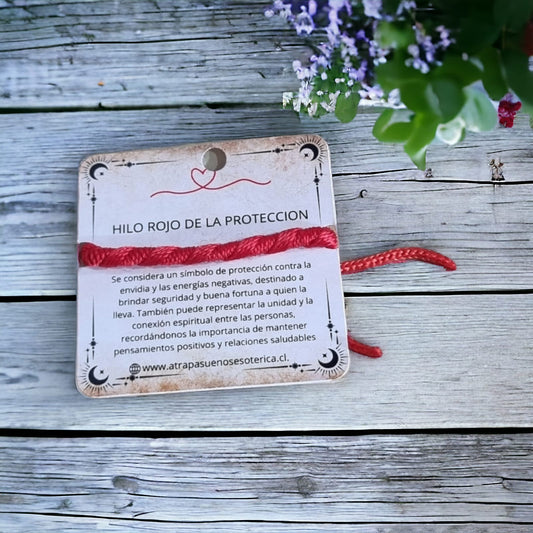 PULSERA ROJA TRENSADA