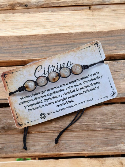 PULSERA CITRINO