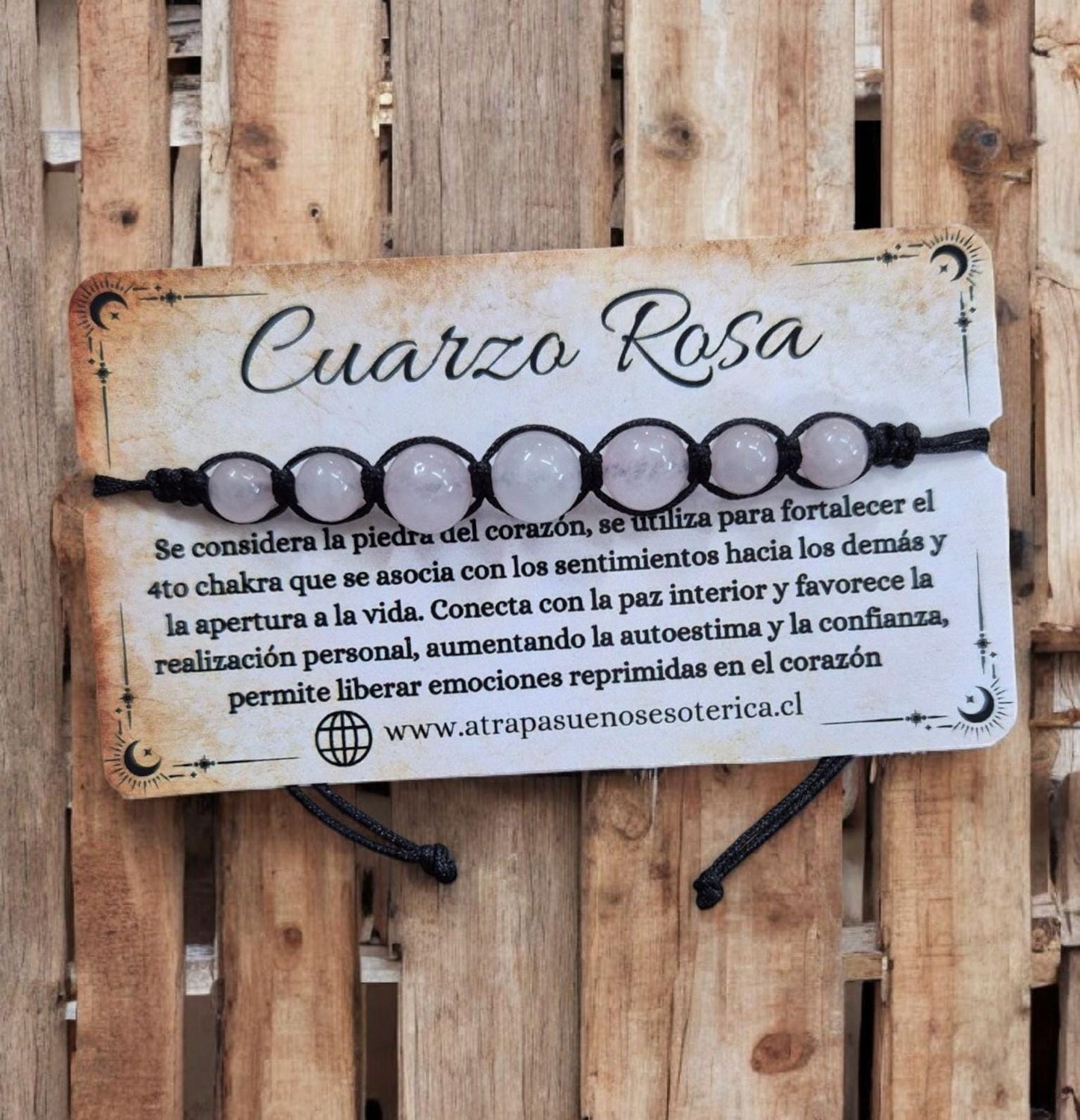 PULSERA CUARZO ROSA