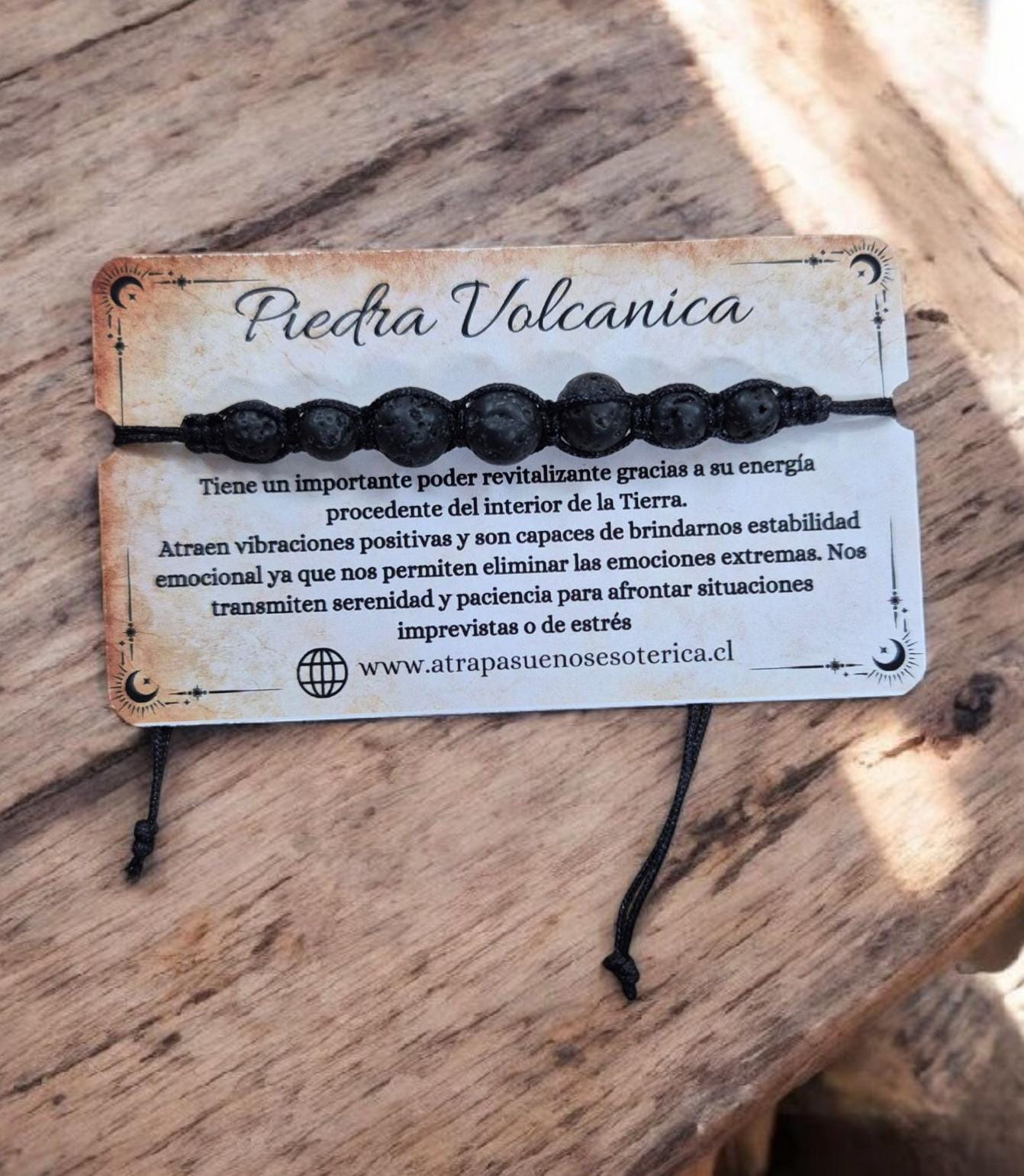 PULSERA PIEDRA VOLCANICA