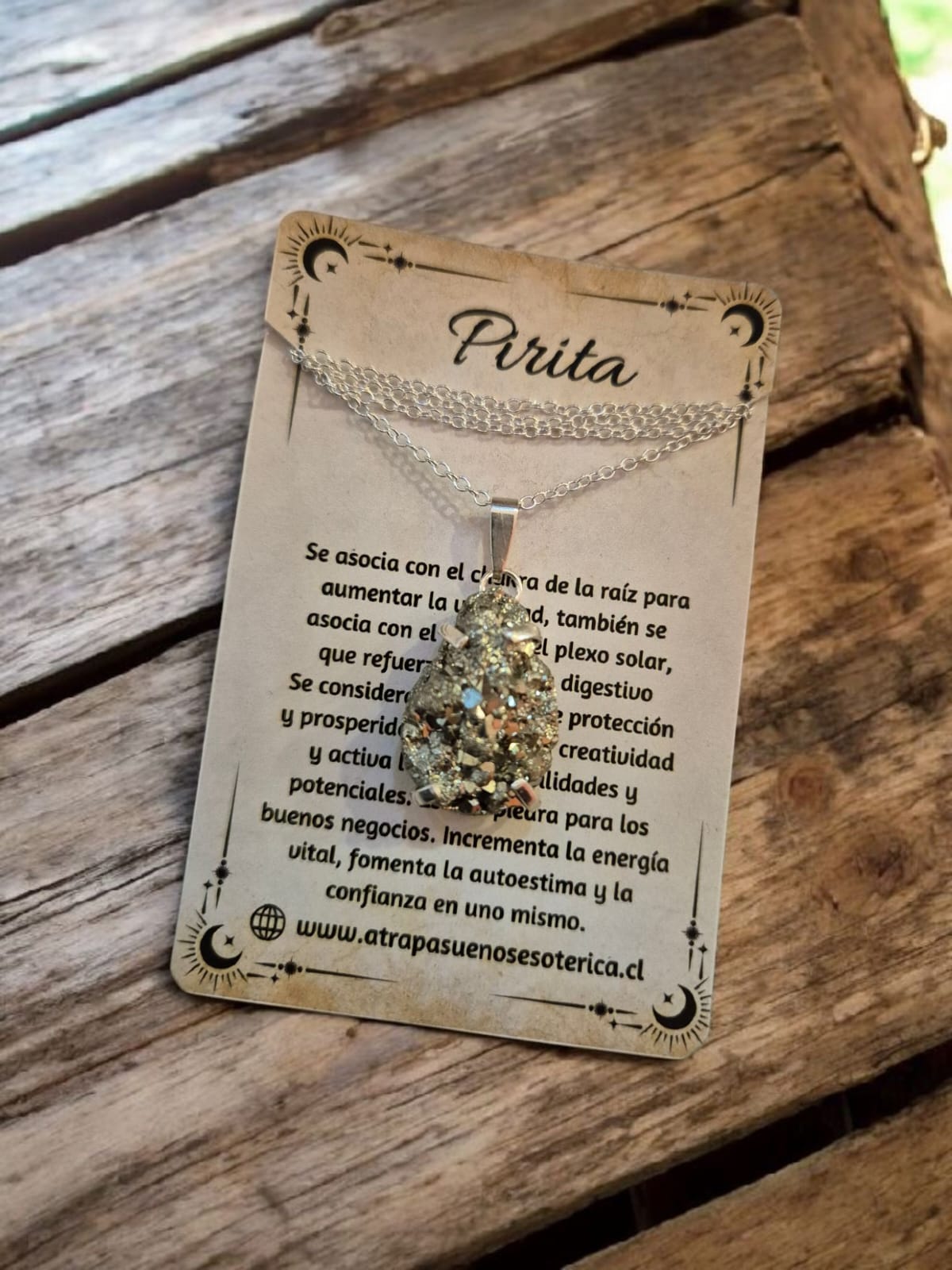 COLGANTES DE PIRITA EN BRUTO