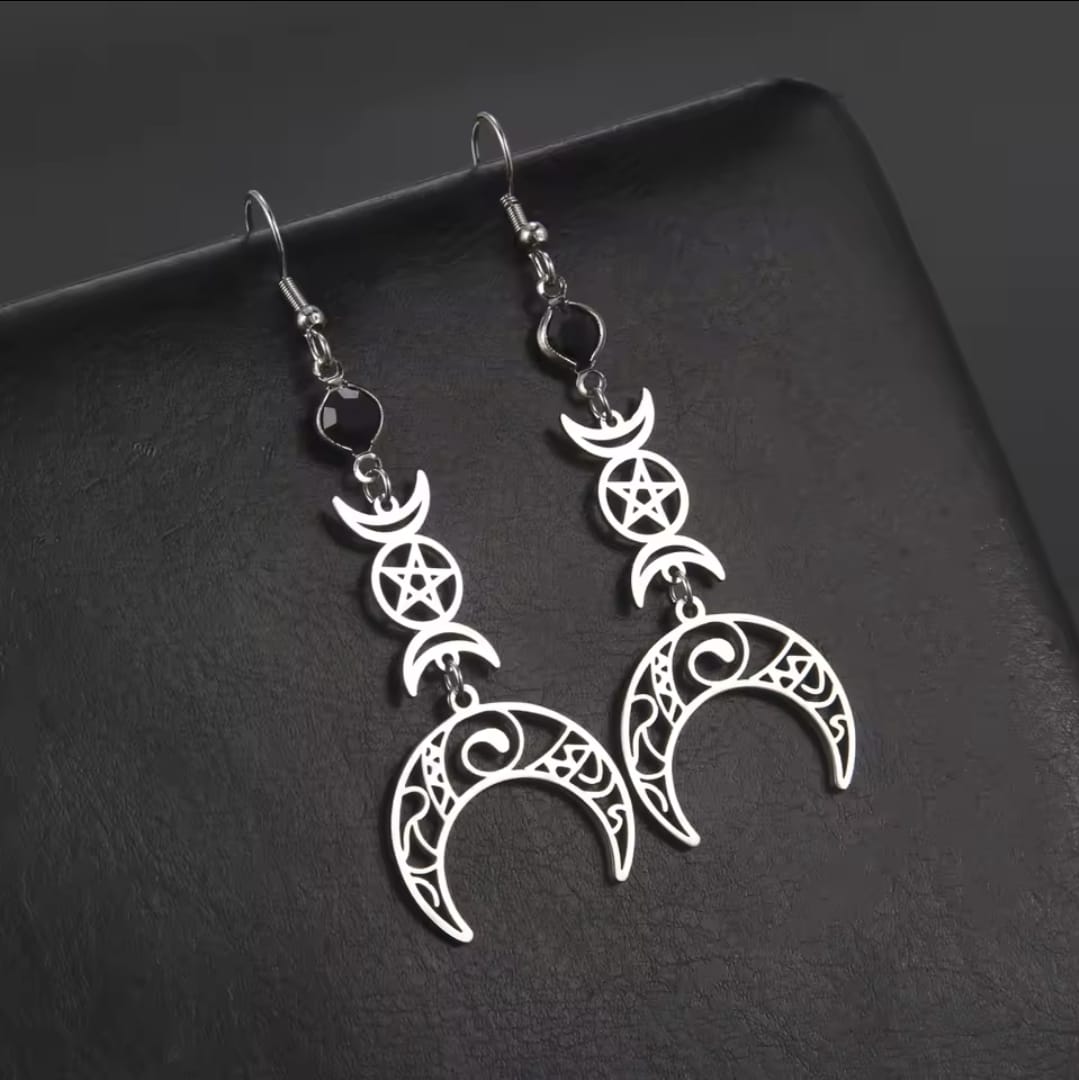 AROS TRIPLE LUNA INVERTIDA