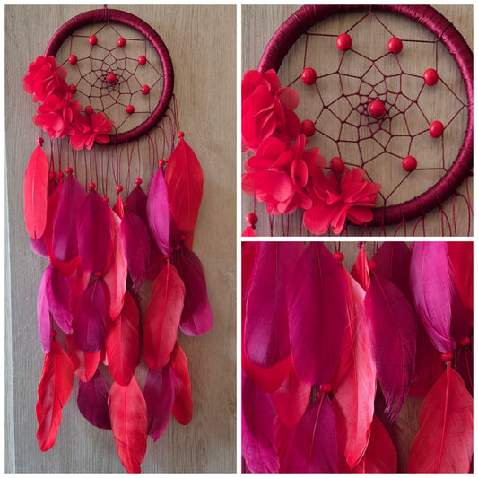 ATRAPASUEÑOS ROJO/BURDEO