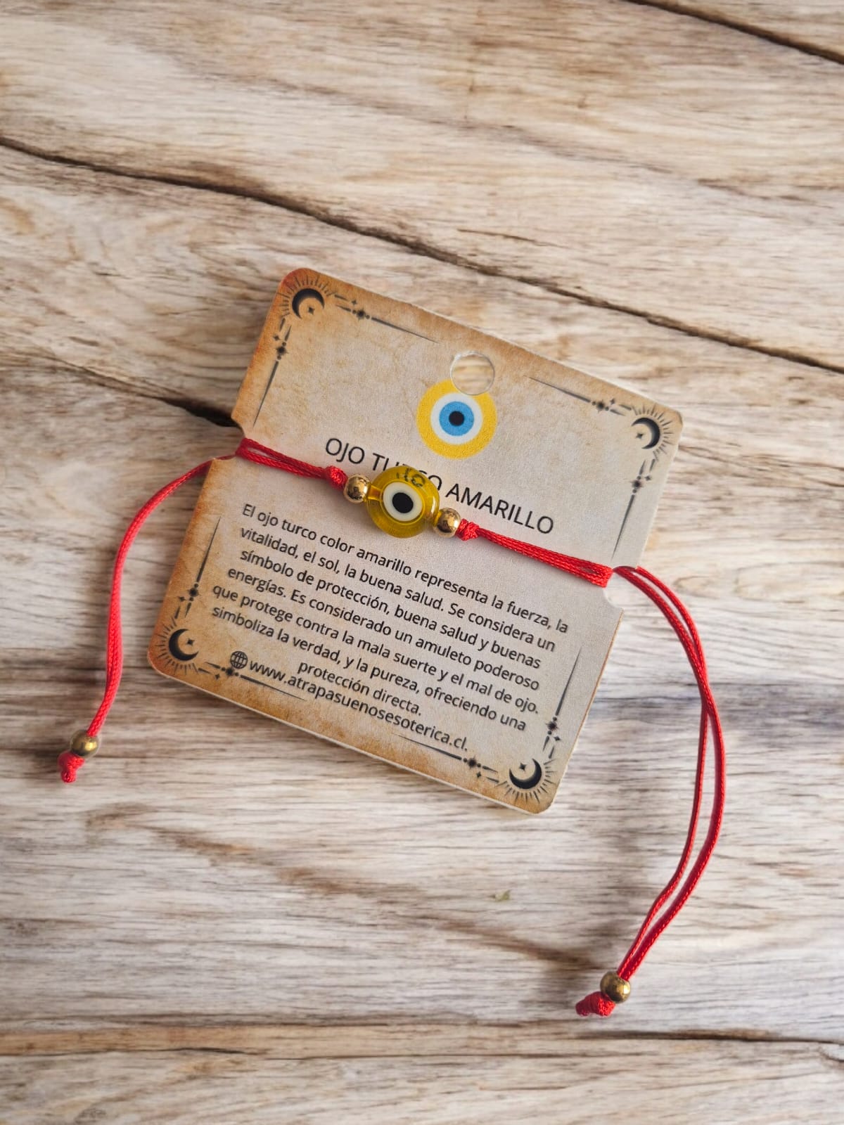 PULSERA ROJA OJO TURCO COLORES