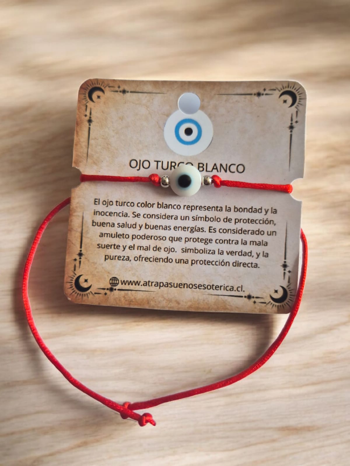 PULSERA ROJA OJO TURCO COLORES