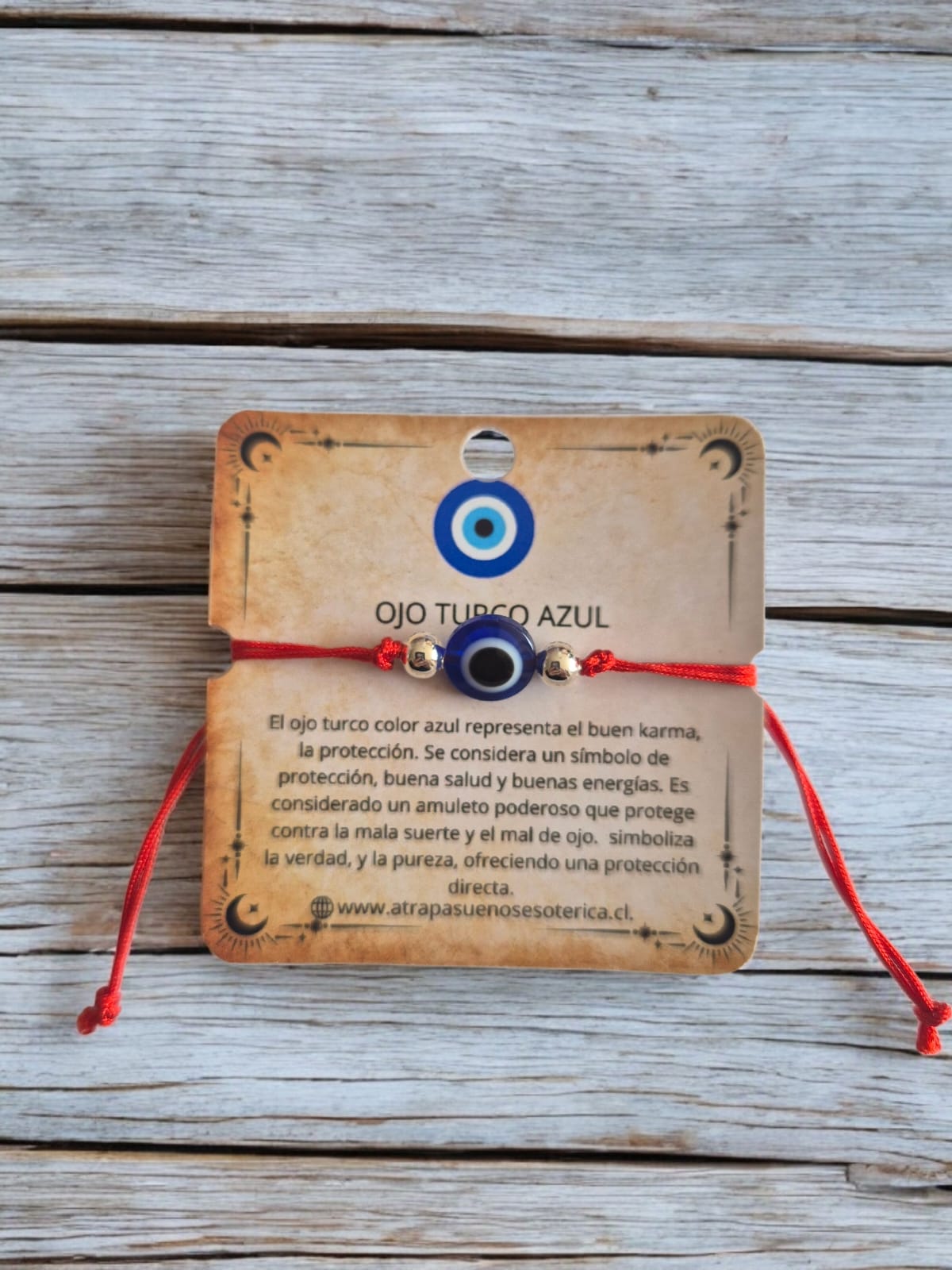 PULSERA ROJA OJO TURCO COLORES