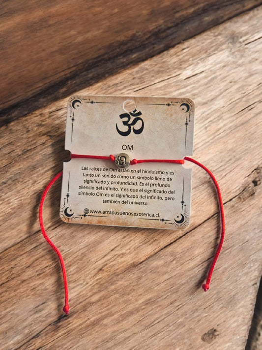 PULSERA ROJA OM FANTASIA