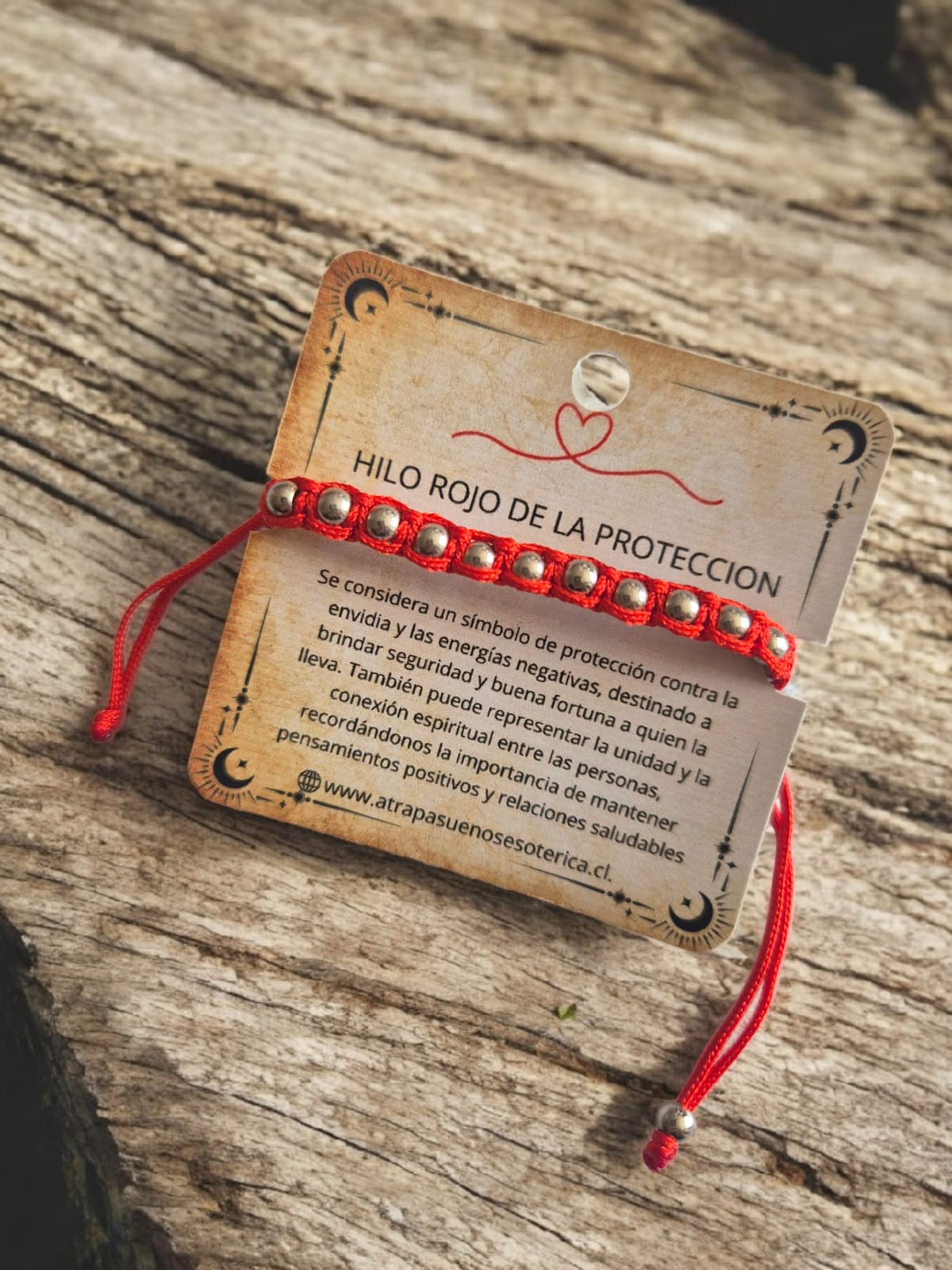 PULSERA ROJA CON CUENTAS DE FANTASIA