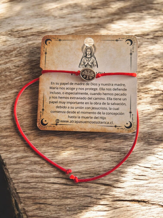 PULSERA ROJA VIRGEN MARIA - FANTASIA