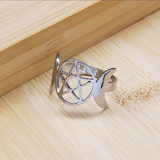 ANILLO TRIPLE LUNA